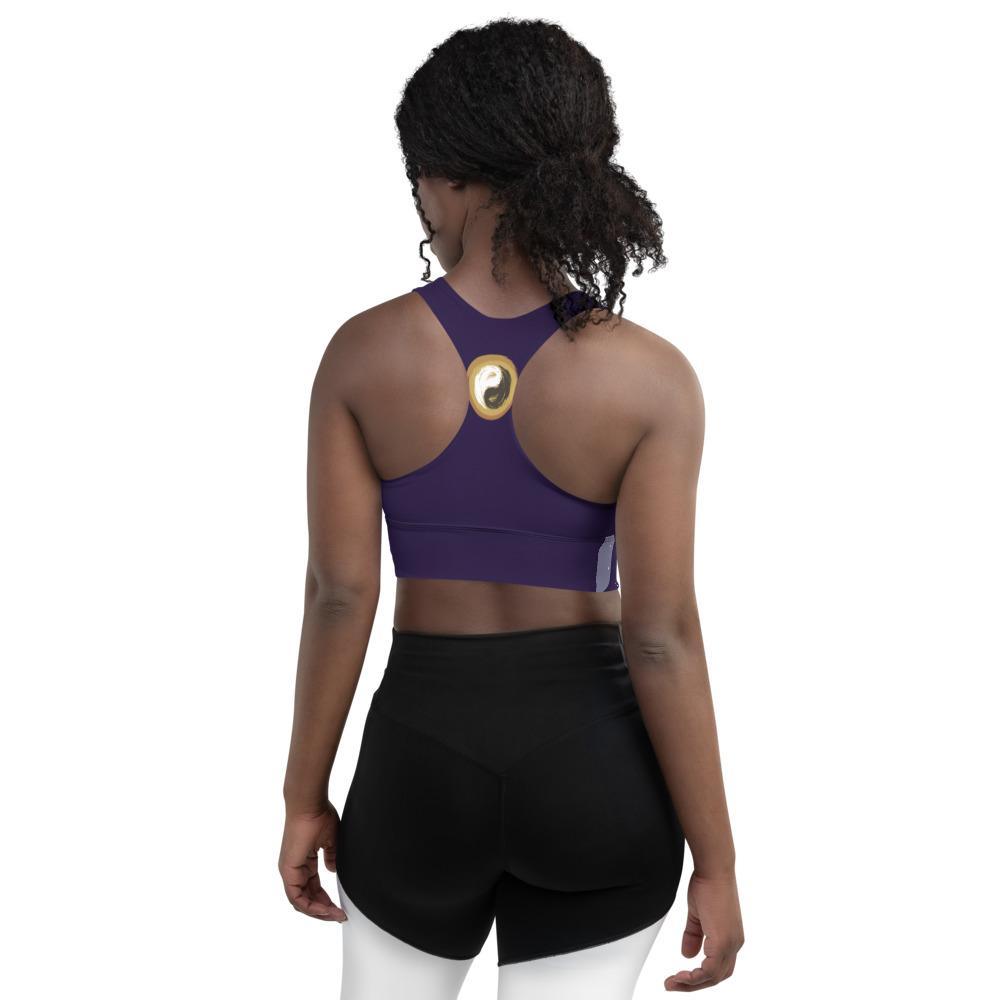 Seamless Fashionable Longline Sports and Yoga Bra