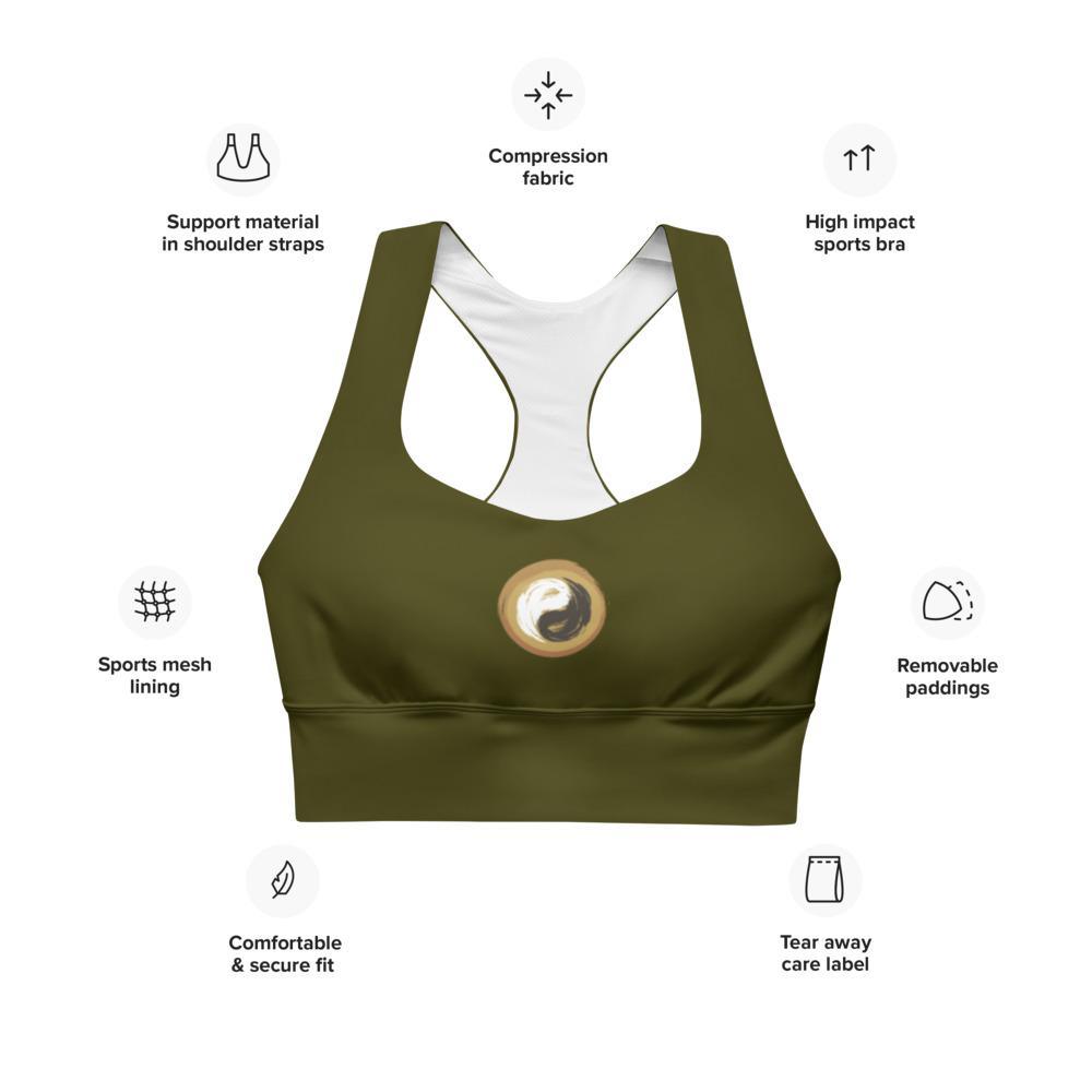 Seamless Padded and Longline Yoga  Bra