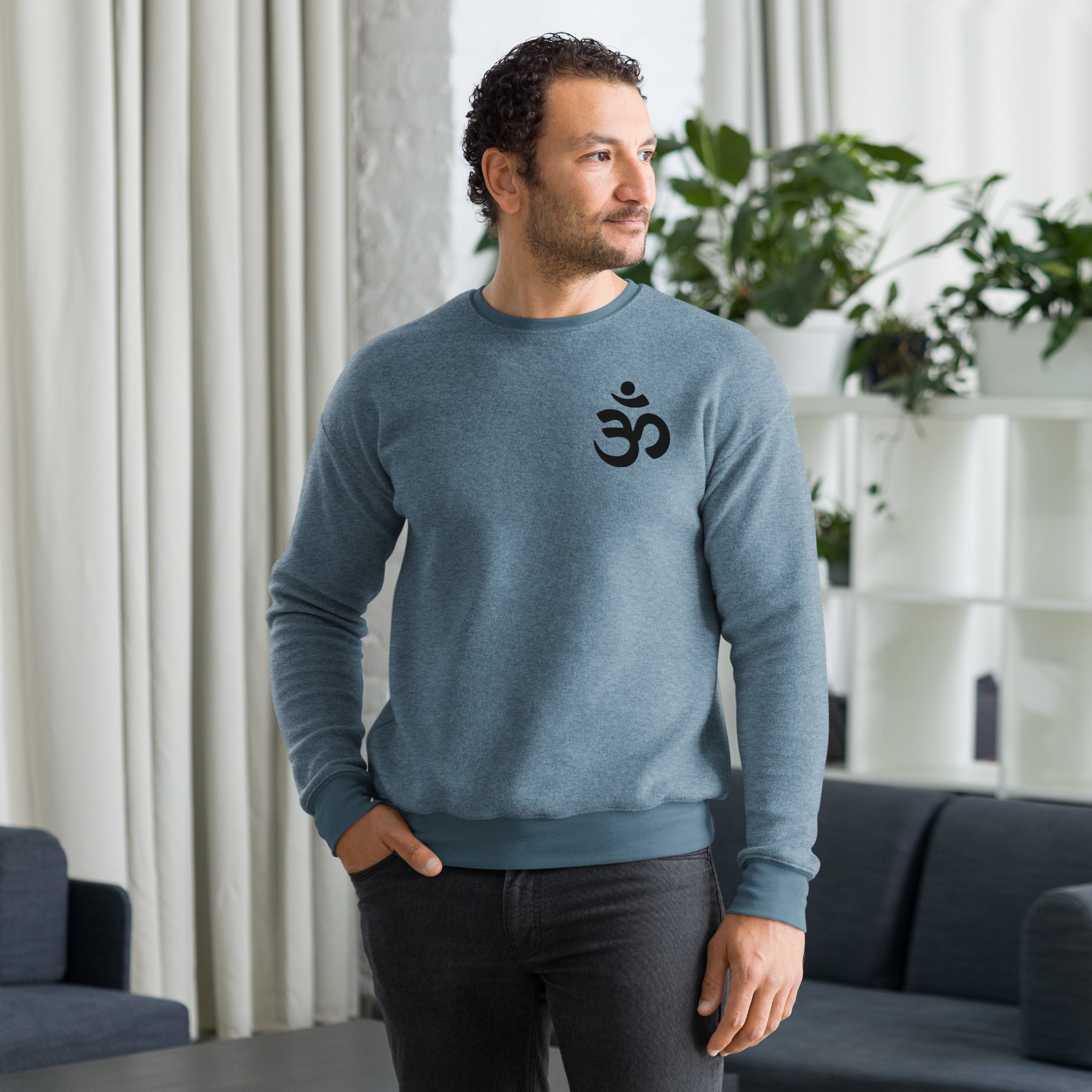 Couple Matching - Unisex sueded fleece yoga sweatshirt
