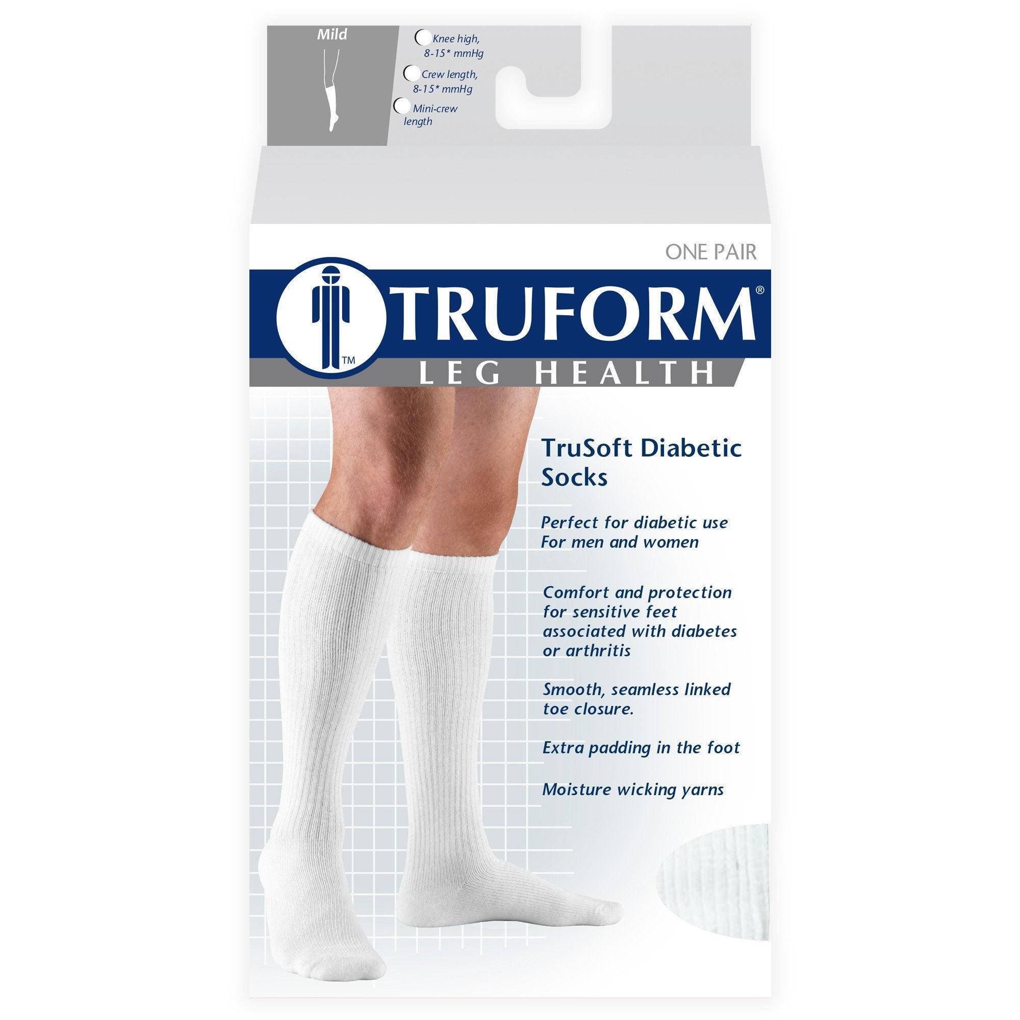 TRUFORM? TruSoft Over Calf Sock 8-15 mmHg