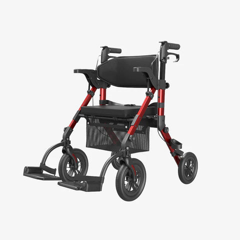 VOCIC Z51 Shift Combo 2 In 1 Rollator - Transport Chair Walker
