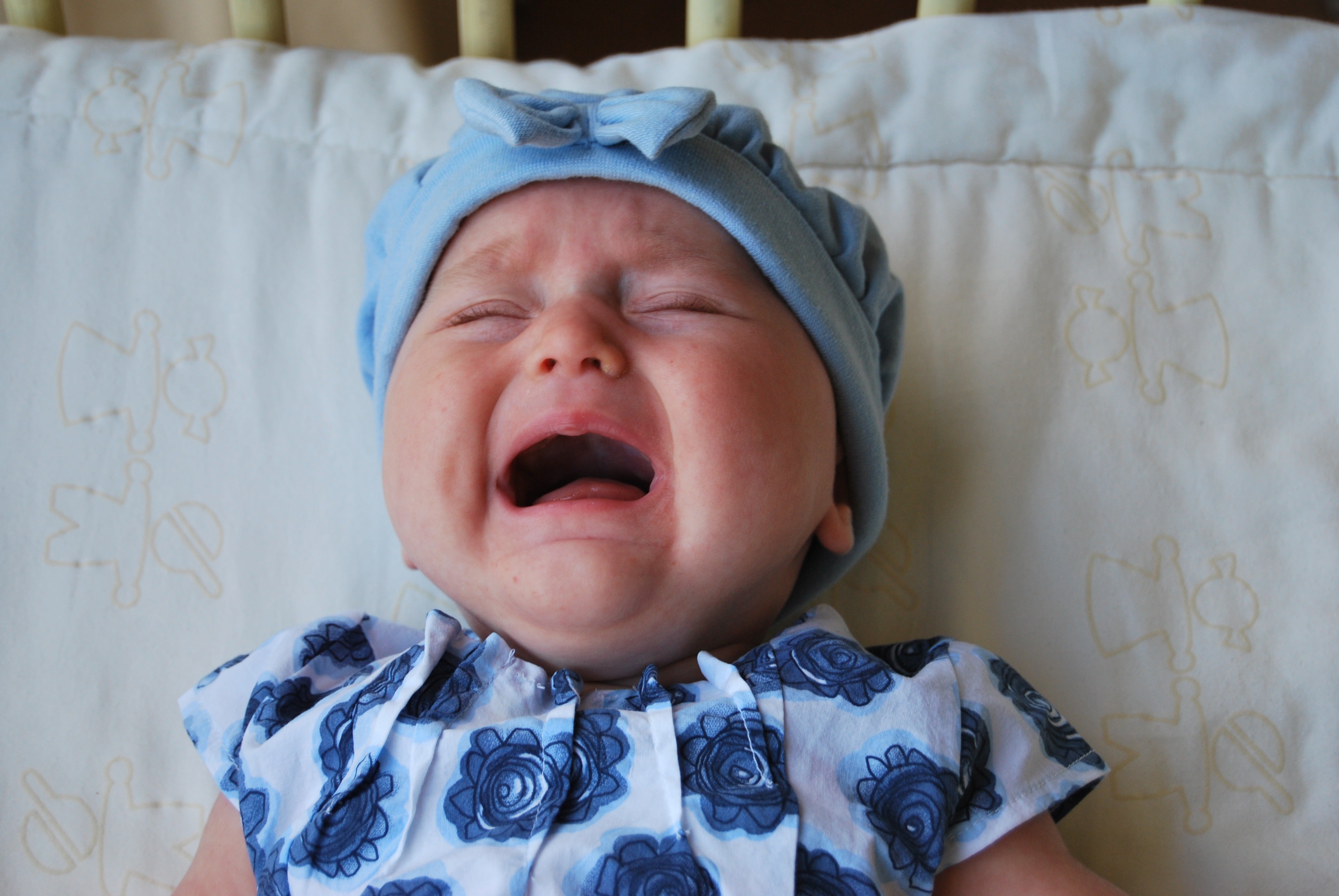 crying baby cry it out sleep training