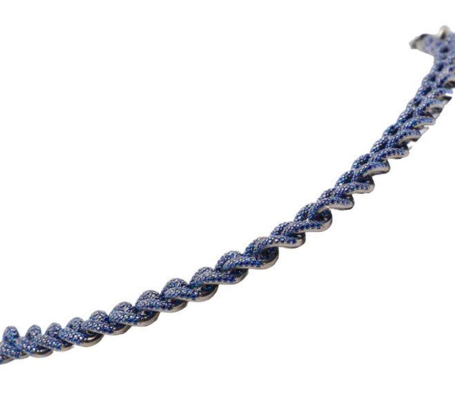 BIP Blue Pave Cuban Bracelet