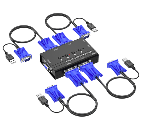 4 port VGA kvm switch