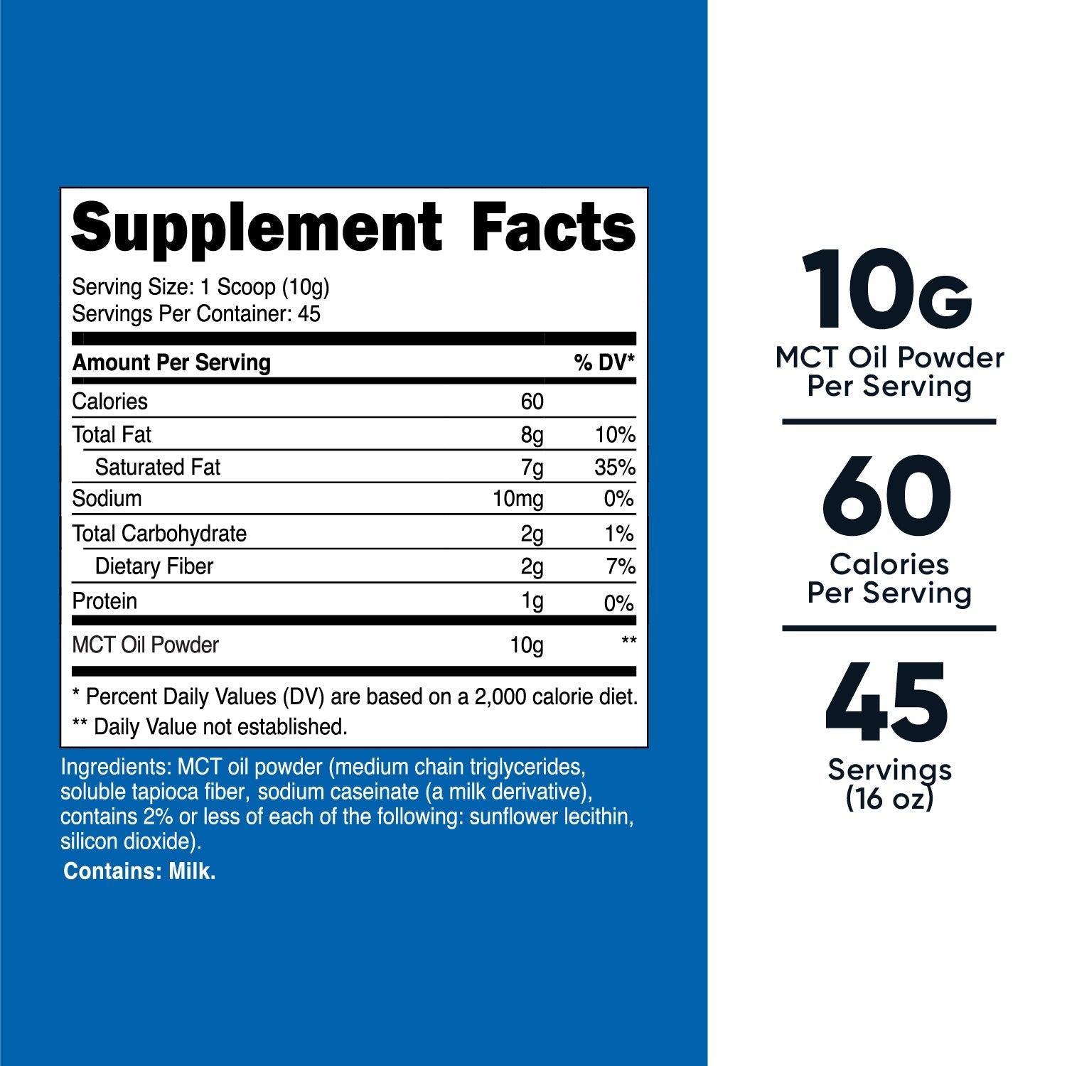 Nutricost MCT Oil Powder