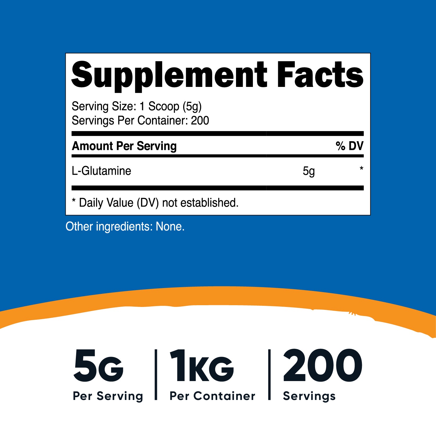 Nutricost L-Glutamine Powder