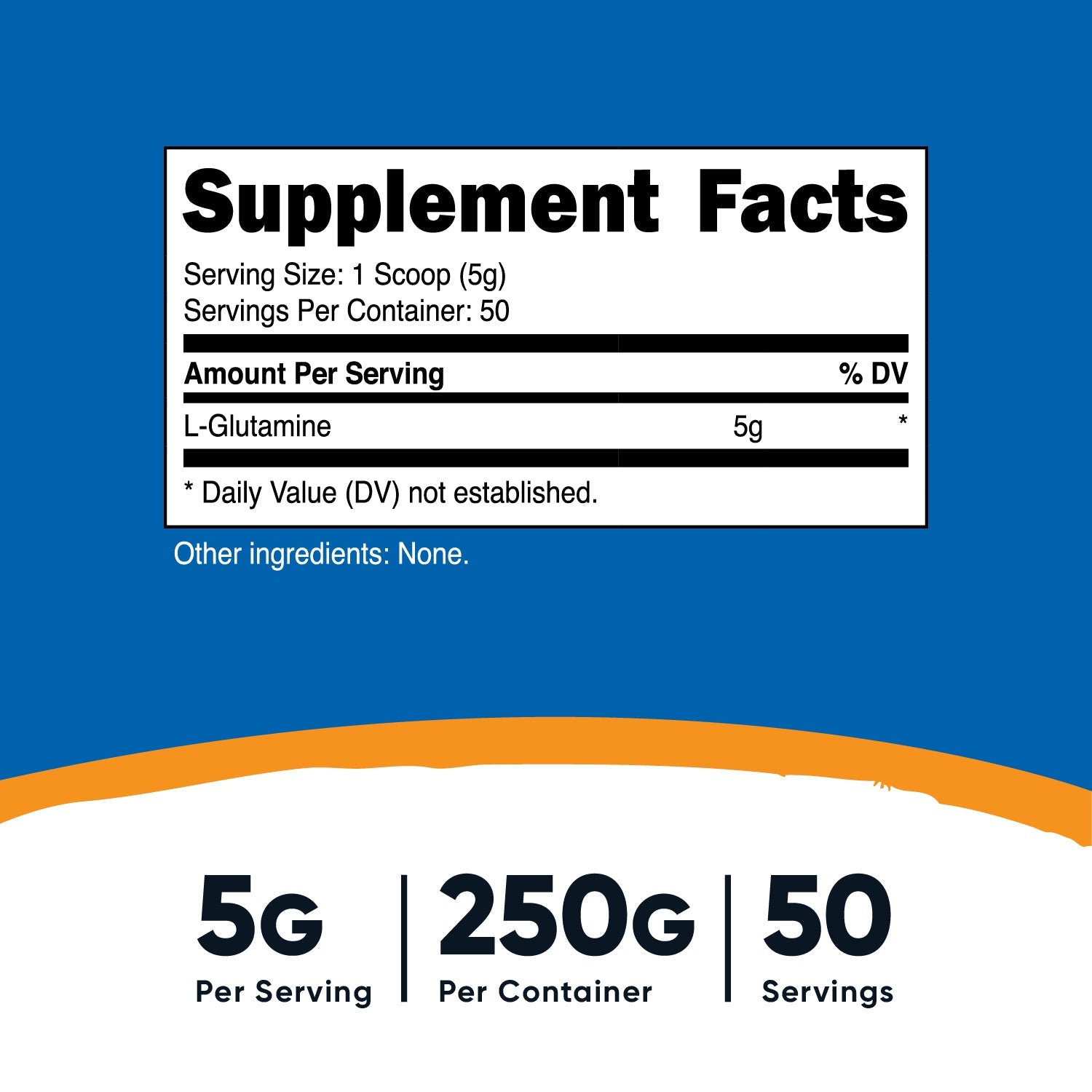 Nutricost L-Glutamine Powder