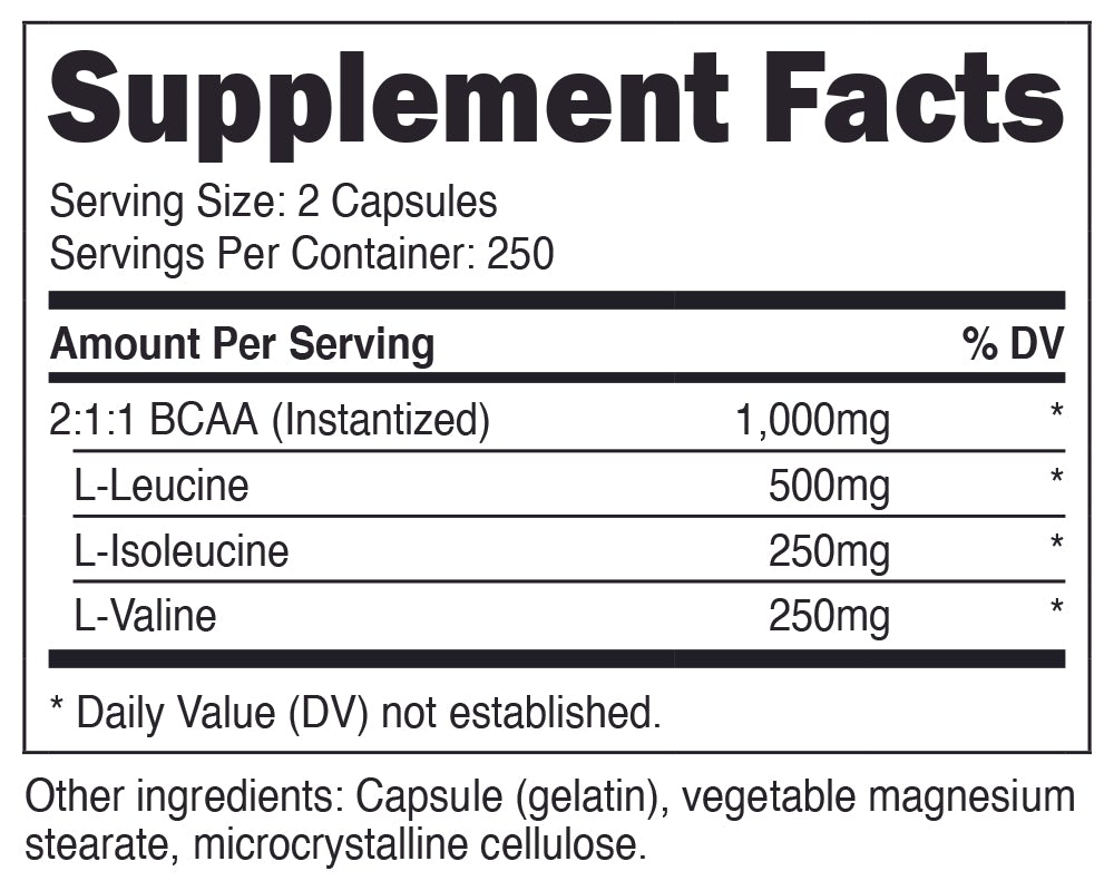 Nutricost BCAA Capsules