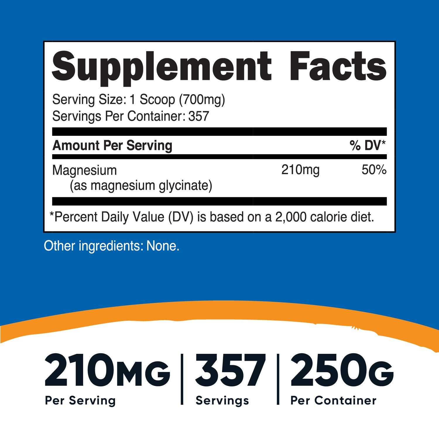 Nutricost Magnesium Glycinate Powder