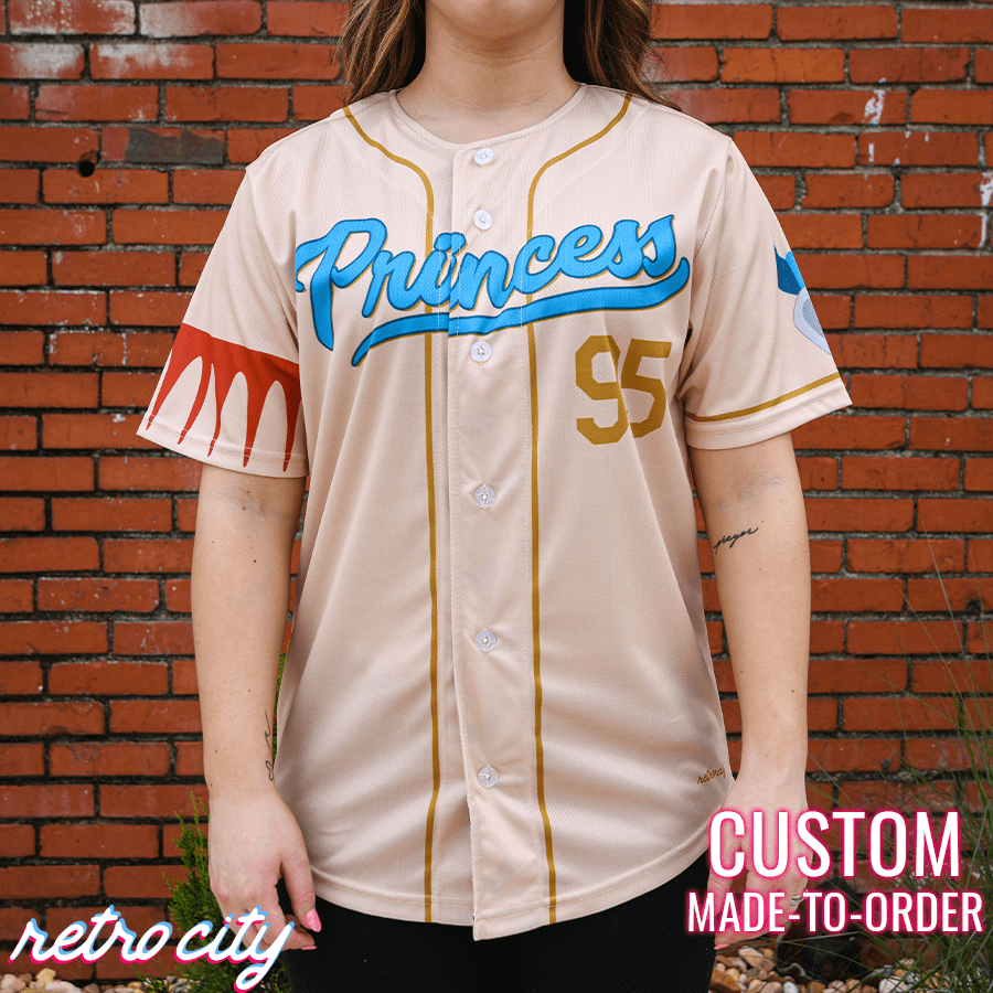 Native Princess Full-Button Baseball Jersey