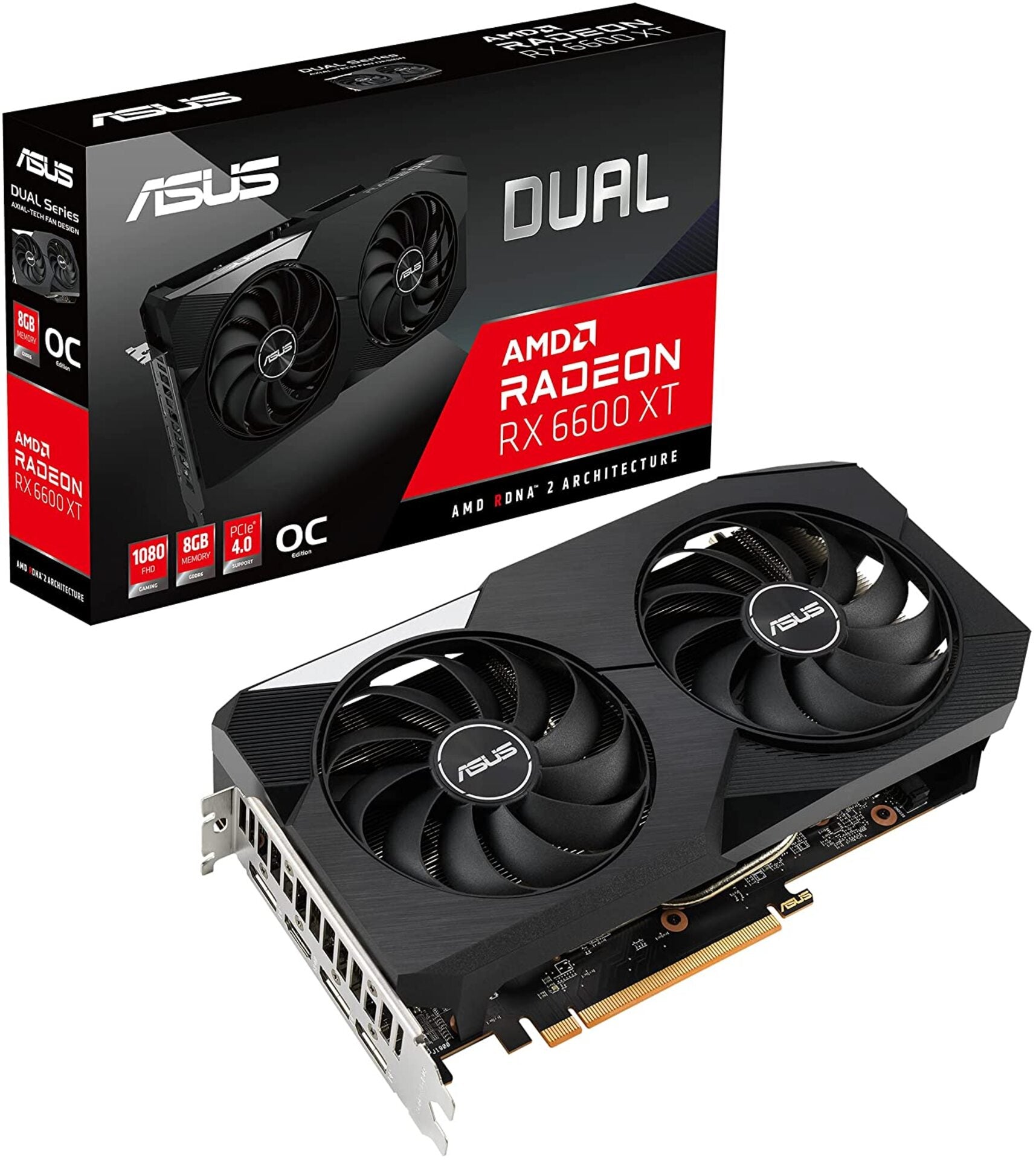 Asus Radeon RX 6600 XT 8GB DUAL OC Video Card