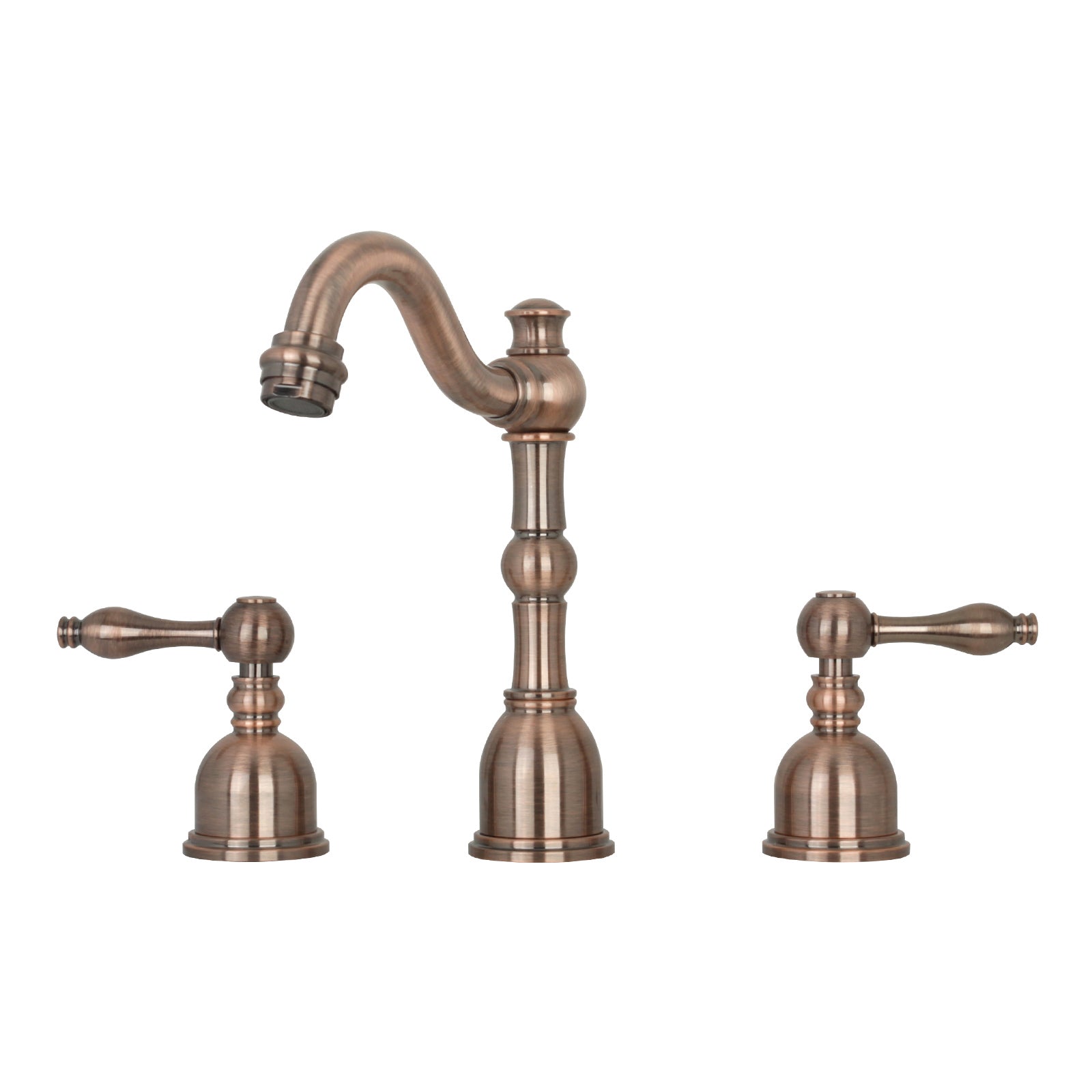 Two-Handle Copper Widespread Bathroom Sink Faucet - AK41518C