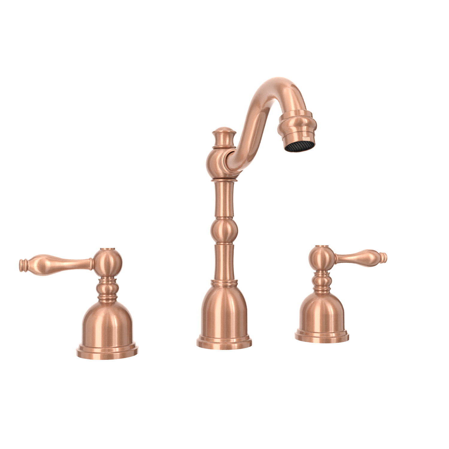 Two-Handle Copper Widespread Bathroom Sink Faucet - AK41518C