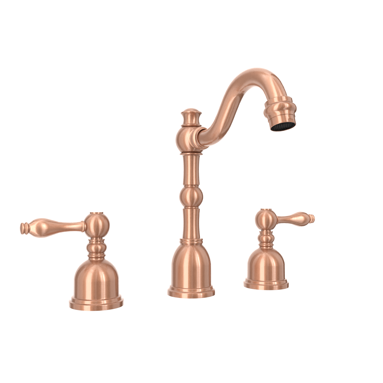 Two-Handle Copper Widespread Bathroom Sink Faucet - AK41518C