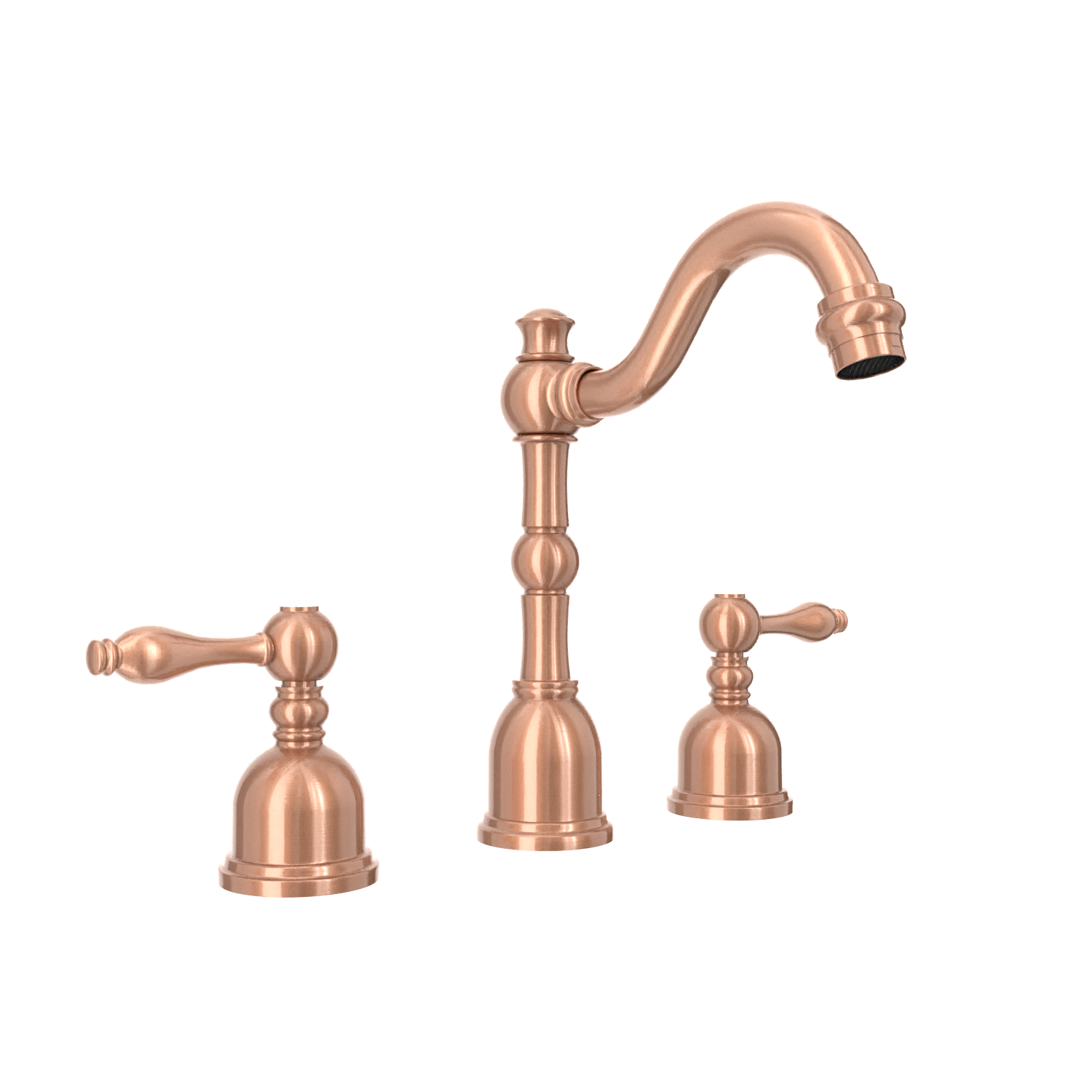 Two-Handle Copper Widespread Bathroom Sink Faucet - AK41518C