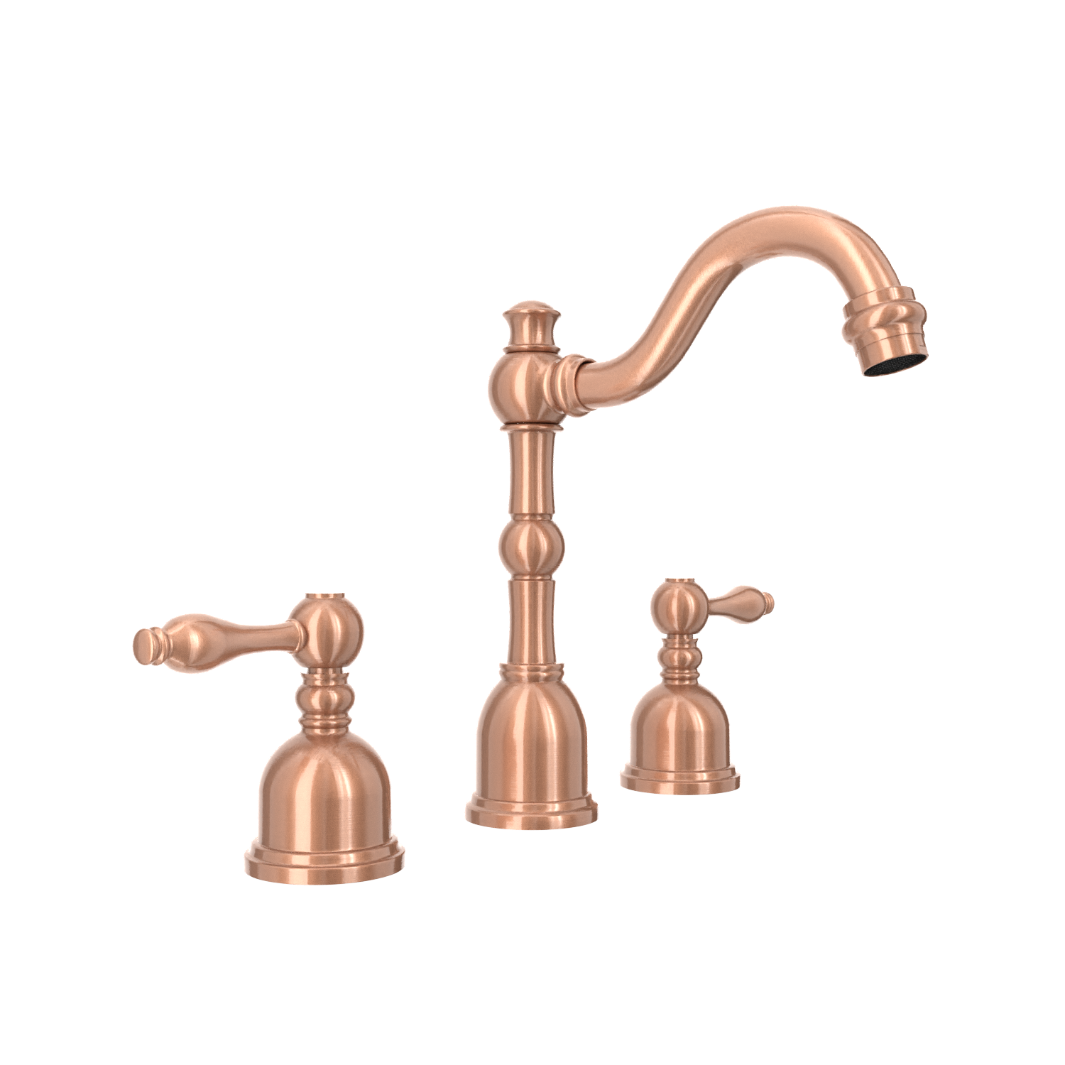 Two-Handle Copper Widespread Bathroom Sink Faucet - AK41518C