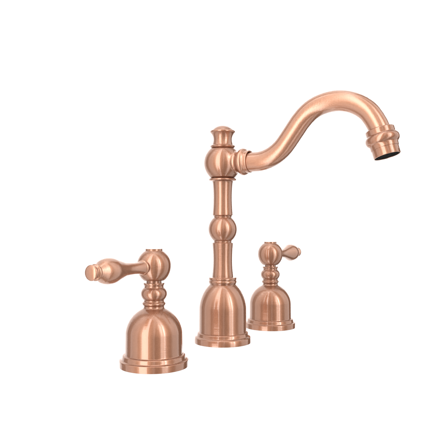 Two-Handle Copper Widespread Bathroom Sink Faucet - AK41518C