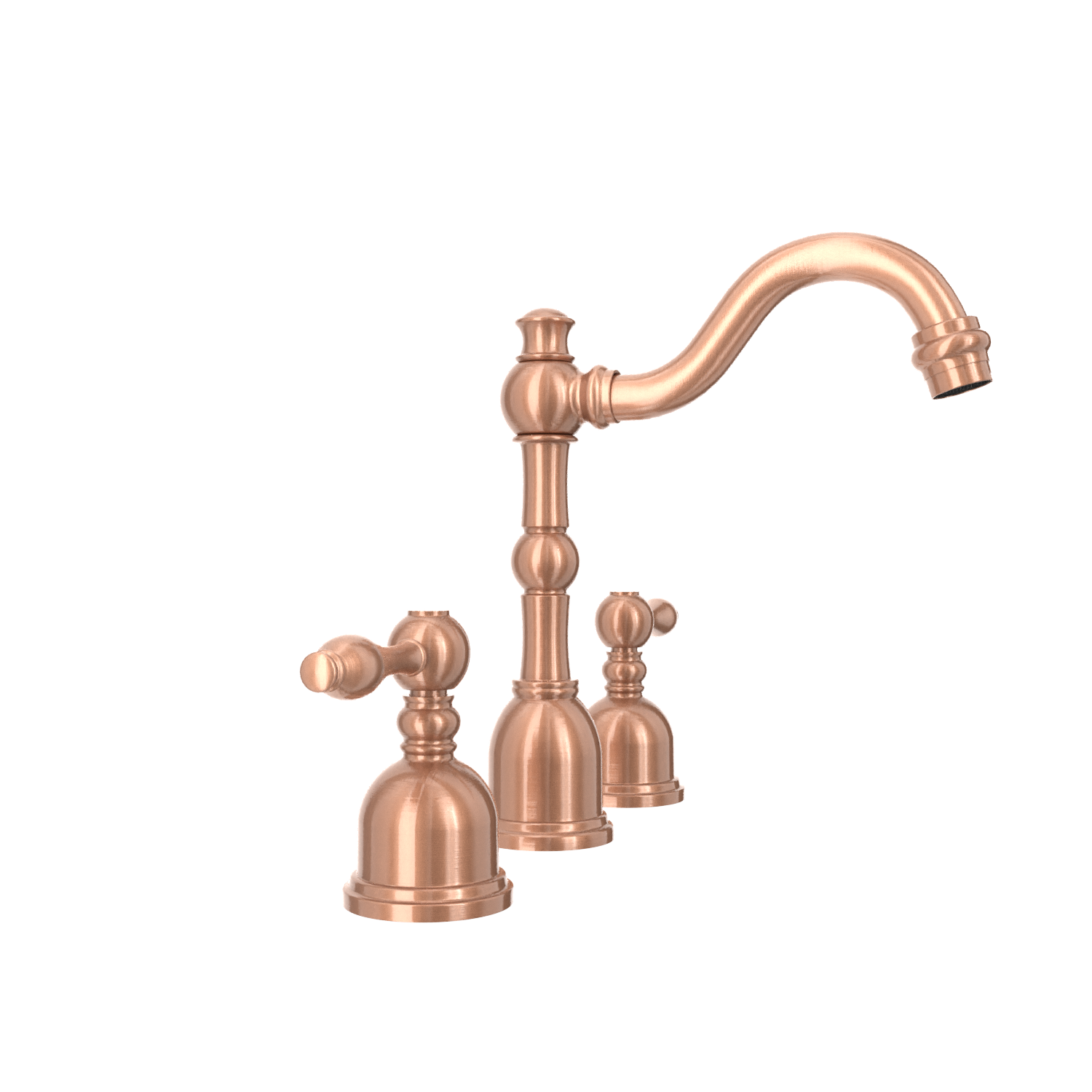 Two-Handle Copper Widespread Bathroom Sink Faucet - AK41518C