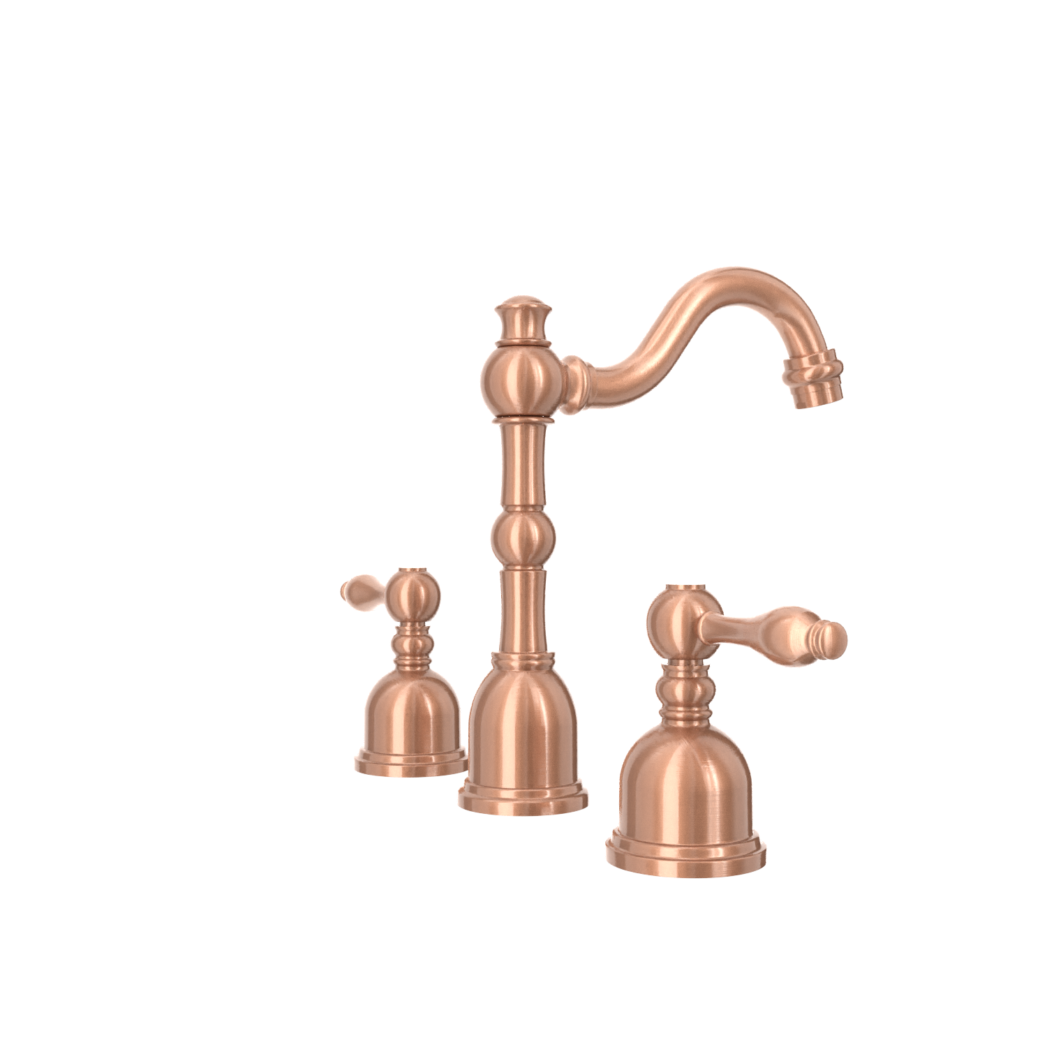 Two-Handle Copper Widespread Bathroom Sink Faucet - AK41518C