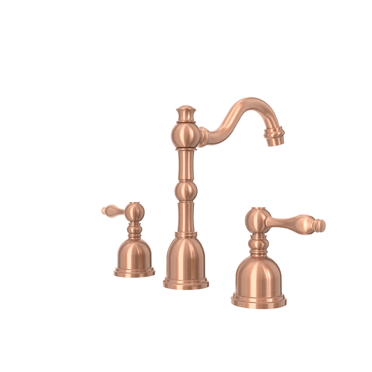 Two-Handle Copper Widespread Bathroom Sink Faucet - AK41518C