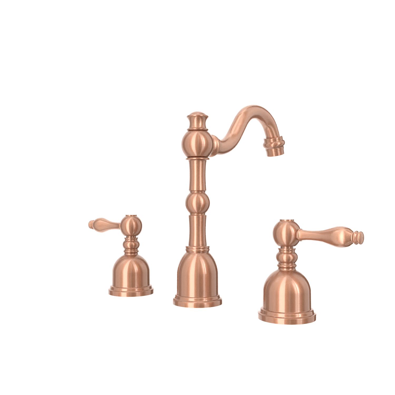 Two-Handle Copper Widespread Bathroom Sink Faucet - AK41518C