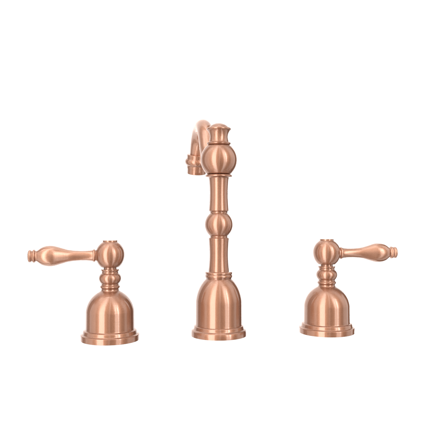 Two-Handle Copper Widespread Bathroom Sink Faucet - AK41518C