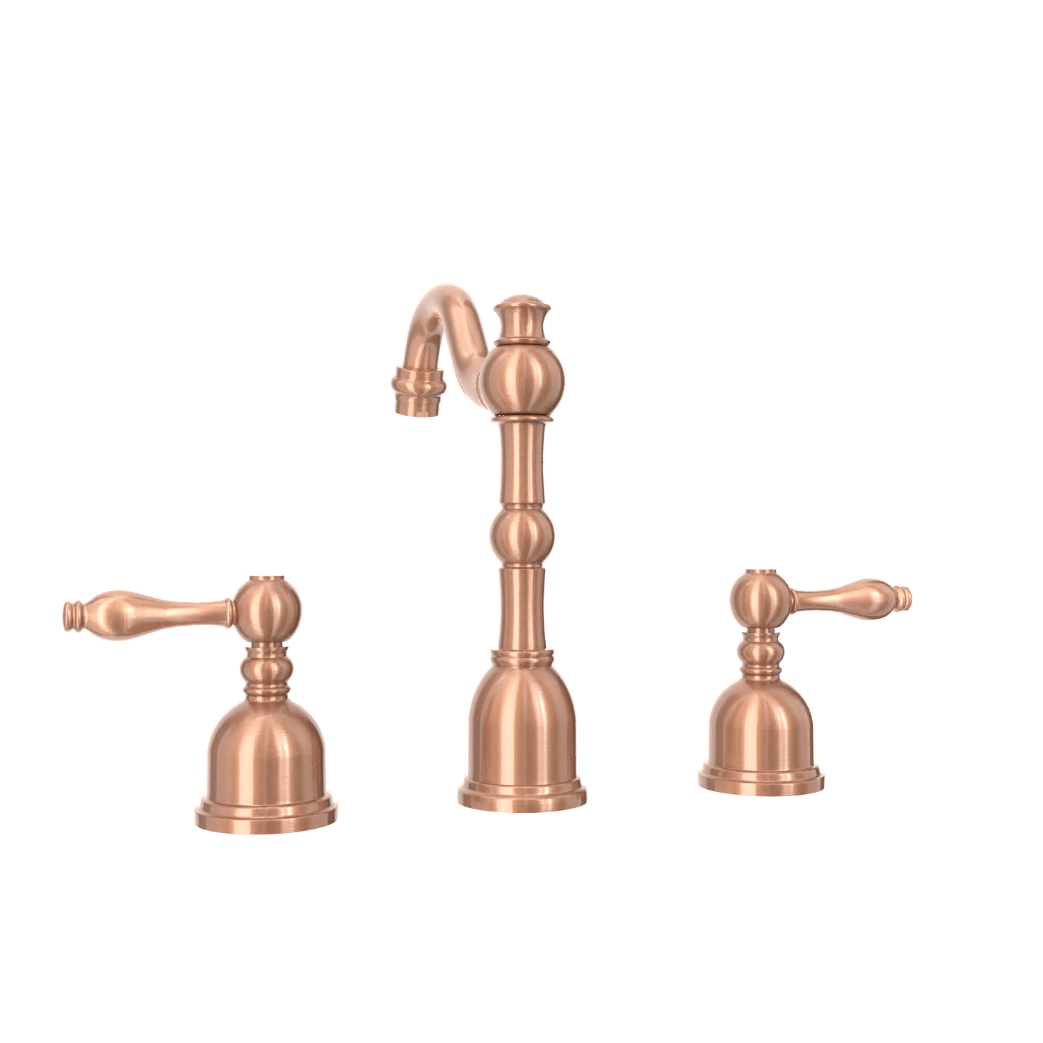 Two-Handle Copper Widespread Bathroom Sink Faucet - AK41518C