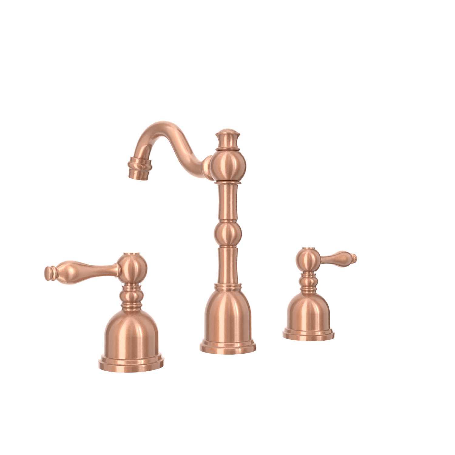 Two-Handle Copper Widespread Bathroom Sink Faucet - AK41518C