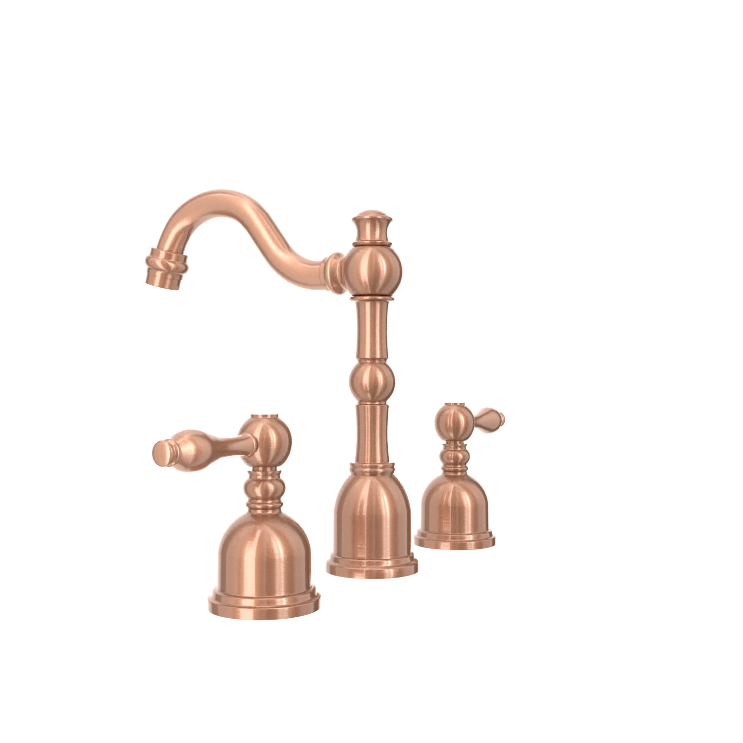 Two-Handle Copper Widespread Bathroom Sink Faucet - AK41518C