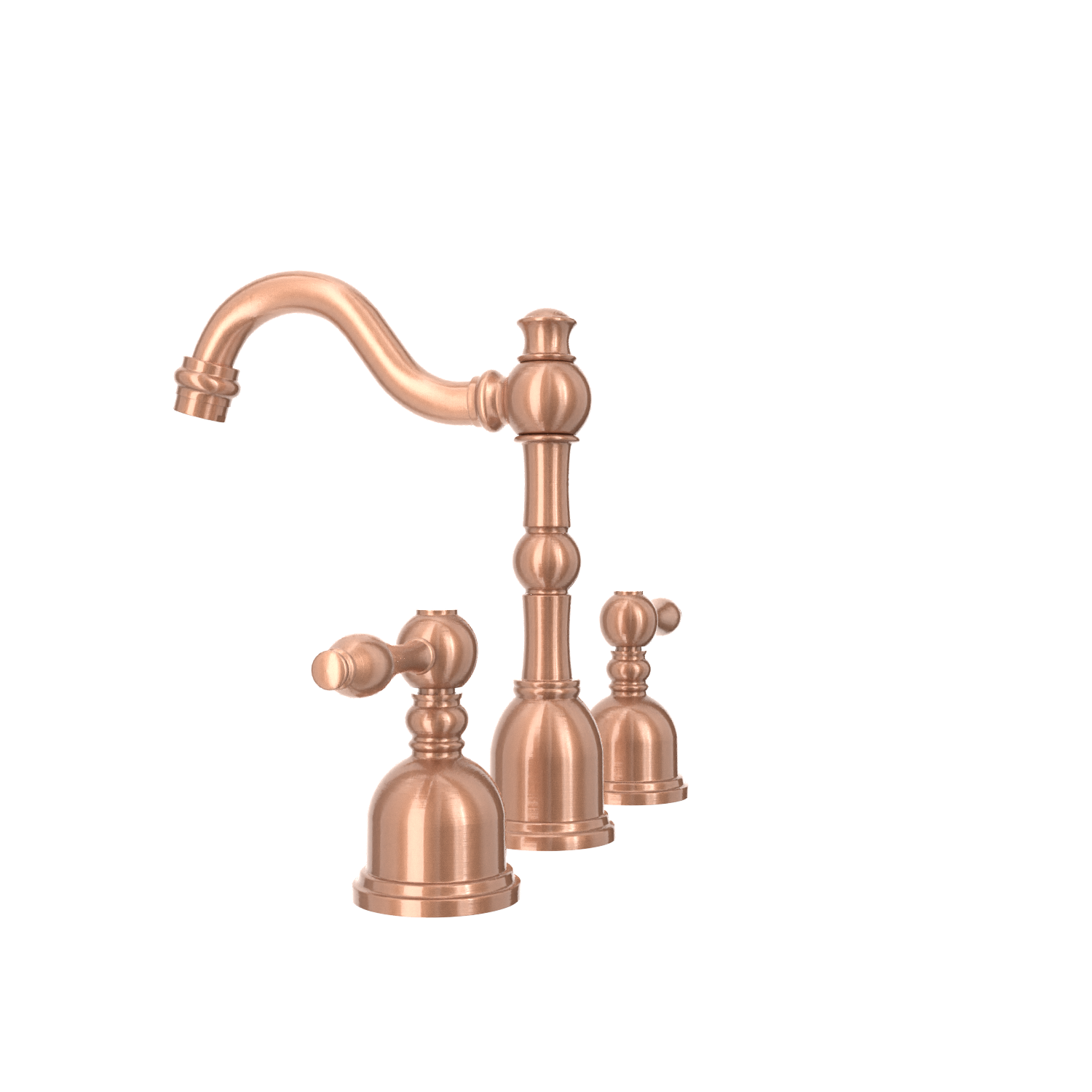 Two-Handle Copper Widespread Bathroom Sink Faucet - AK41518C