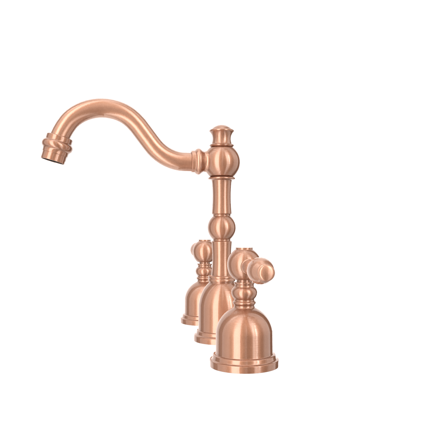 Two-Handle Copper Widespread Bathroom Sink Faucet - AK41518C