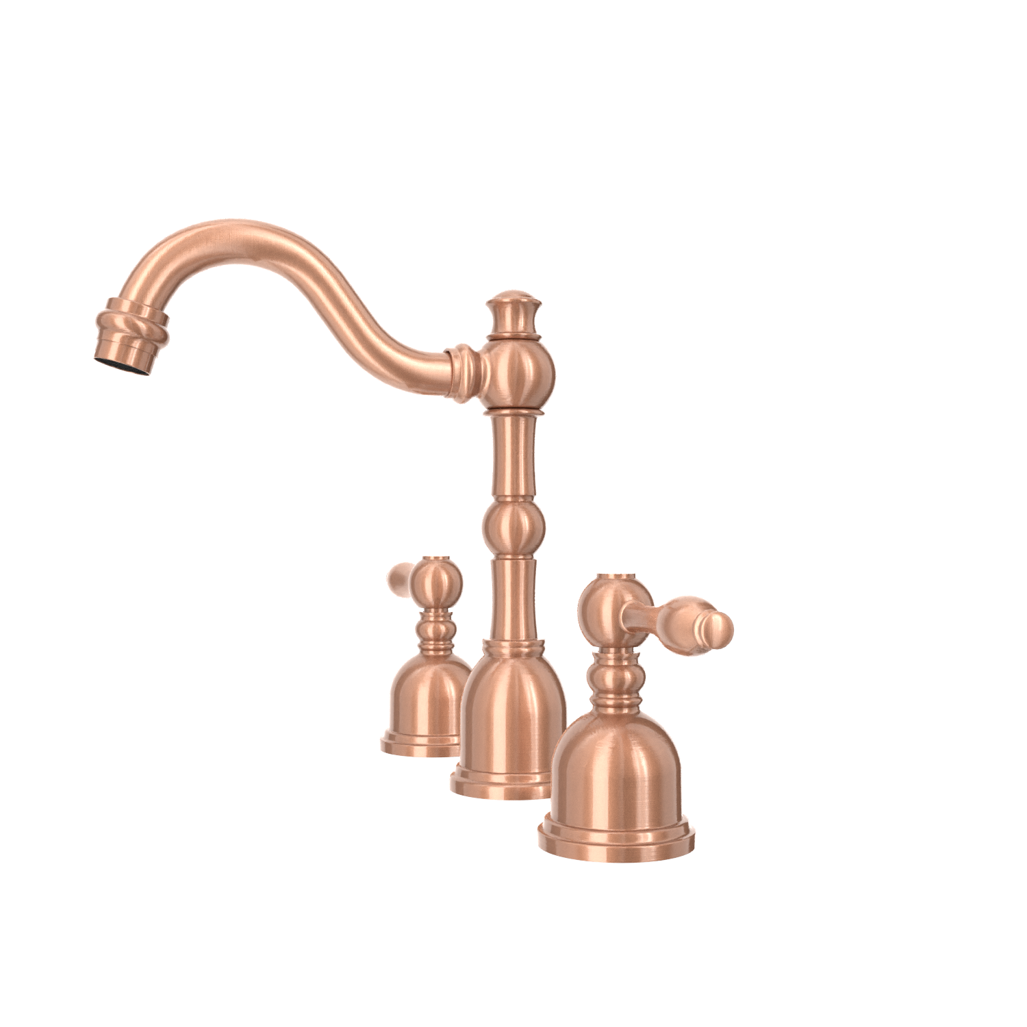 Two-Handle Copper Widespread Bathroom Sink Faucet - AK41518C