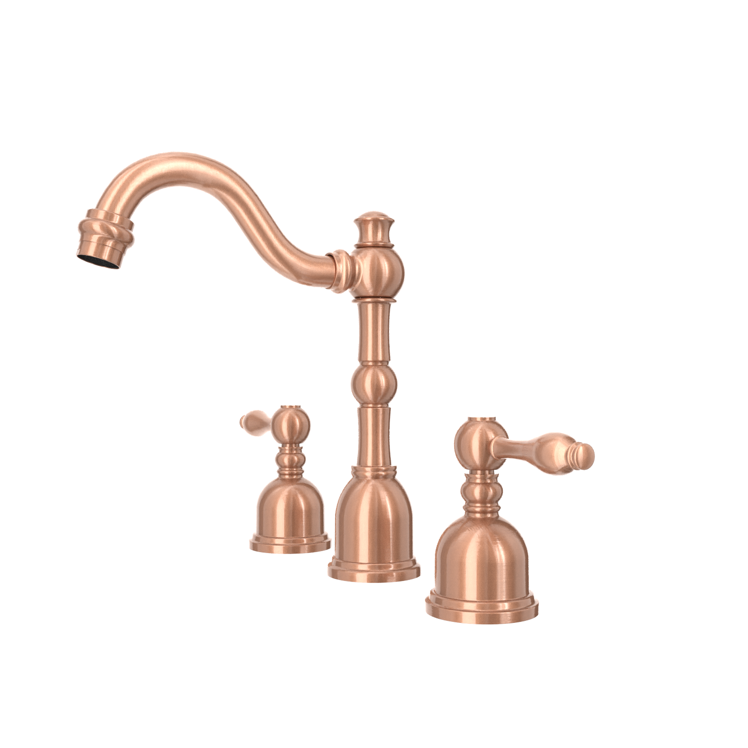 Two-Handle Copper Widespread Bathroom Sink Faucet - AK41518C