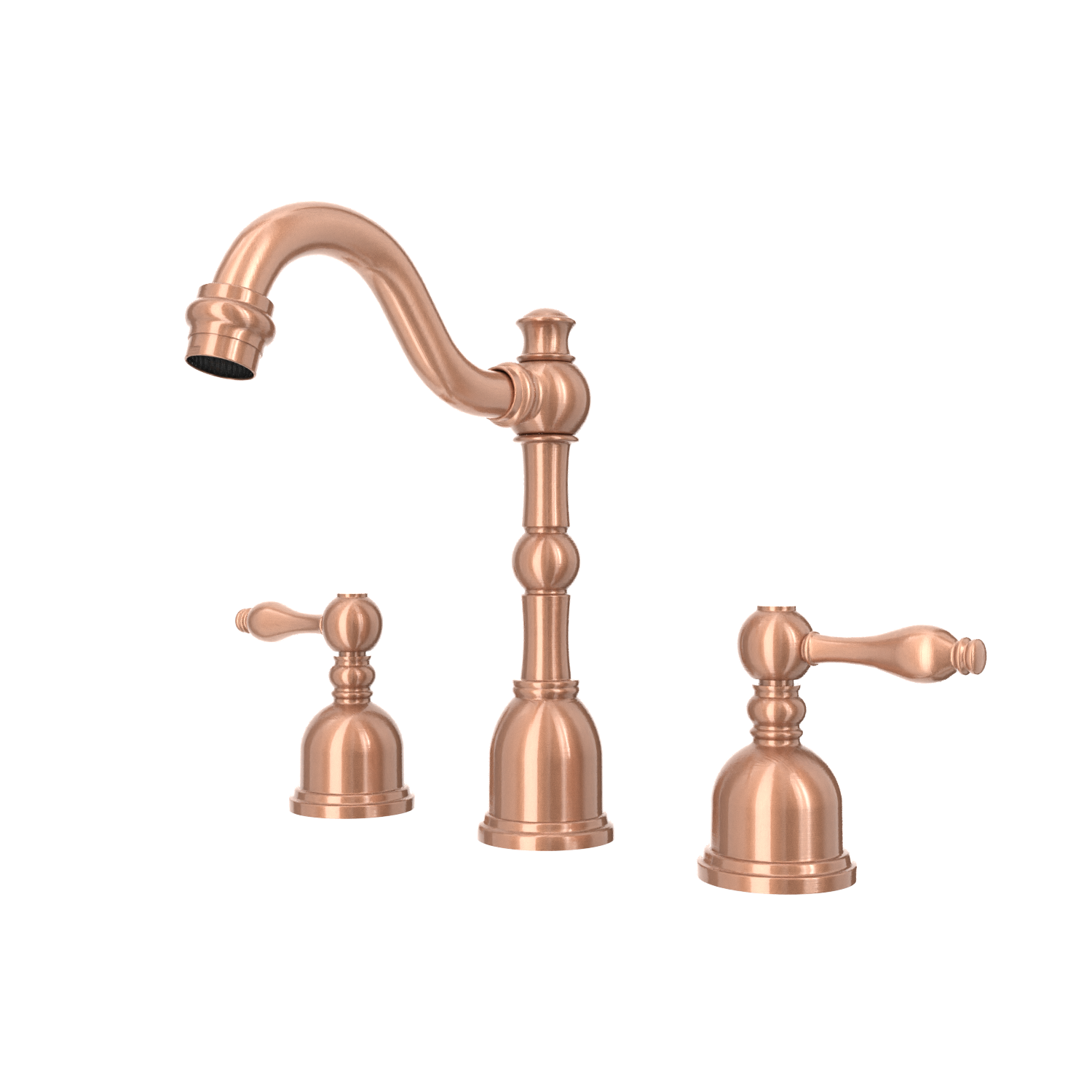 Two-Handle Copper Widespread Bathroom Sink Faucet - AK41518C