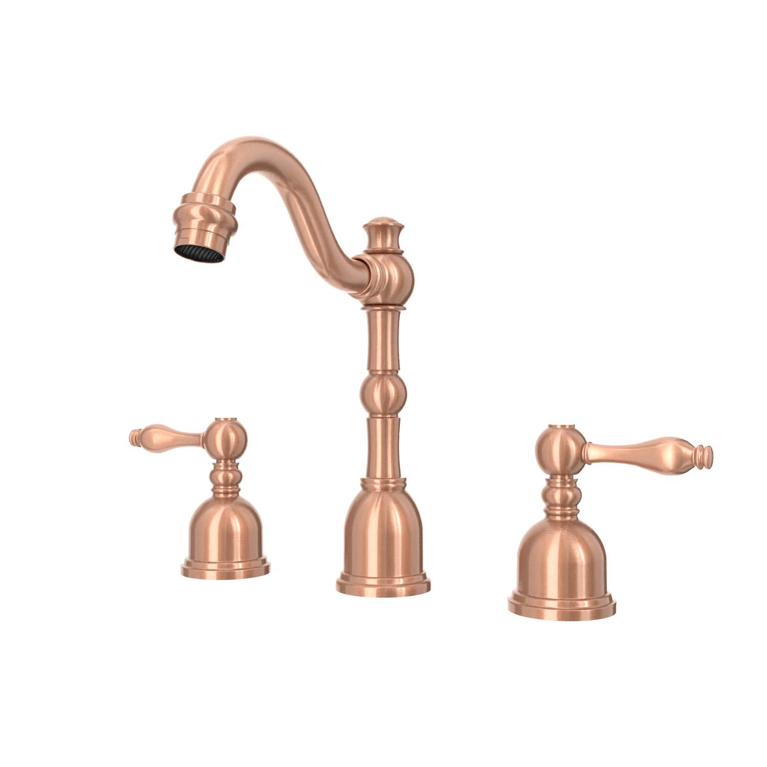 Two-Handle Copper Widespread Bathroom Sink Faucet - AK41518C