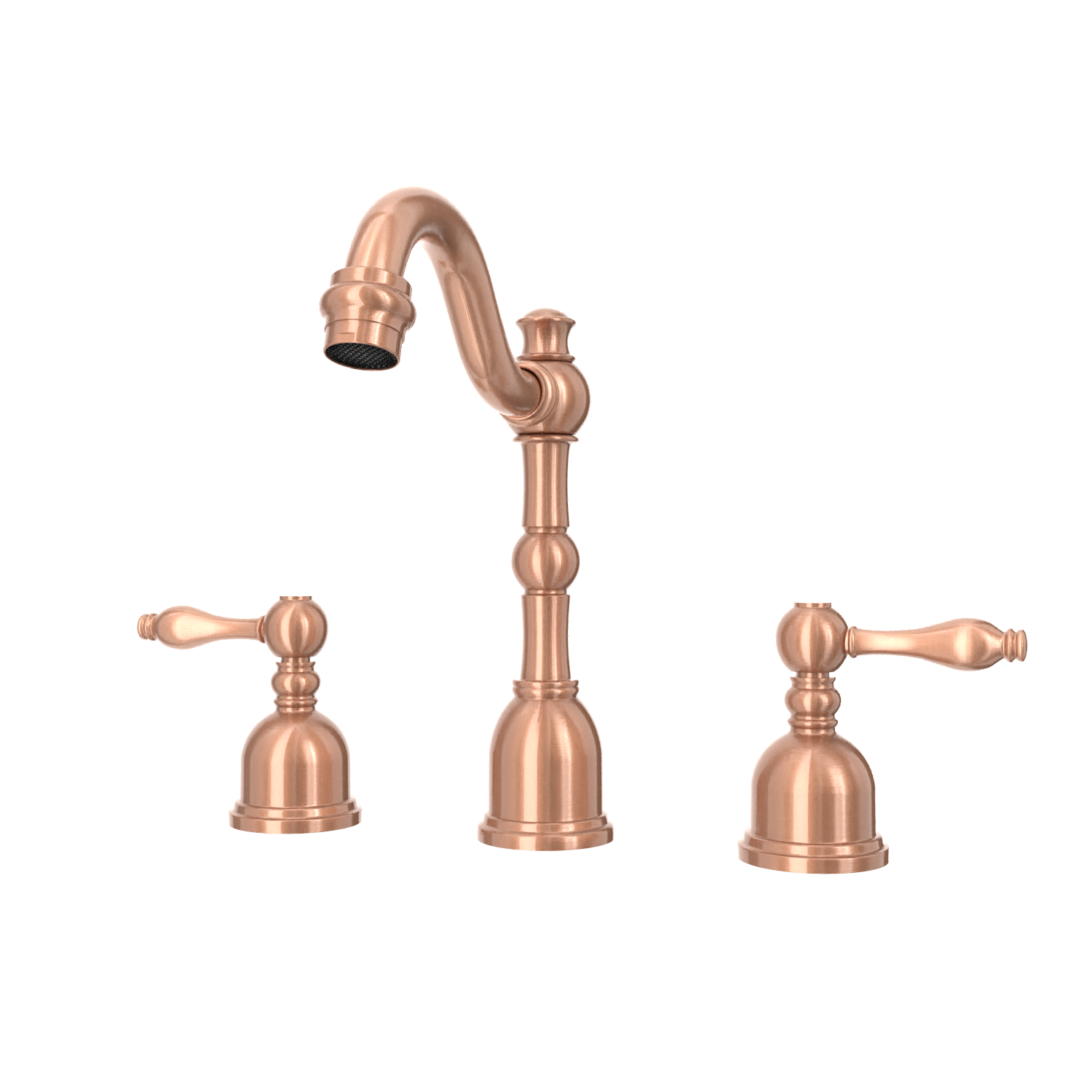 Two-Handle Copper Widespread Bathroom Sink Faucet - AK41518C