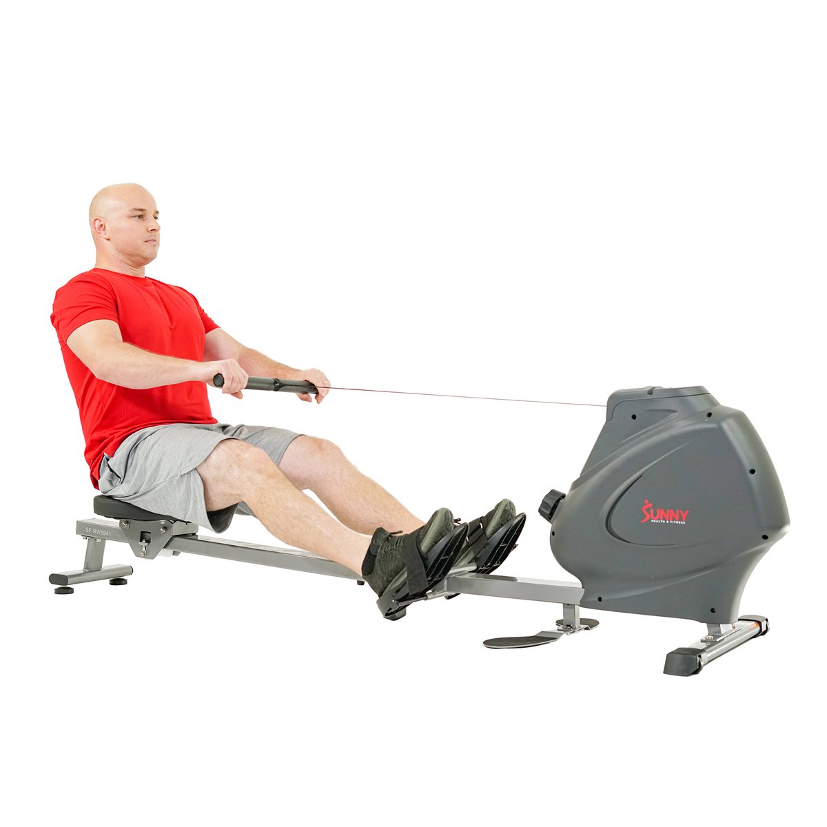 Sunny Health & Fitness Multifunction SPM Magnetic Rowing Machine - SF-RW5941