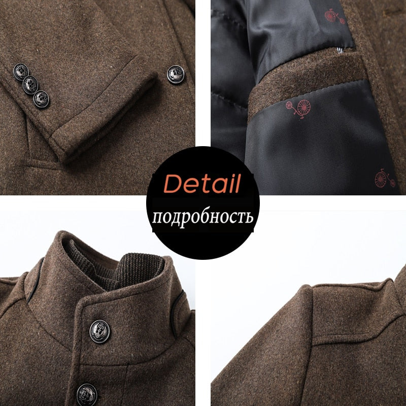 Men Brand Winter Warm Coat