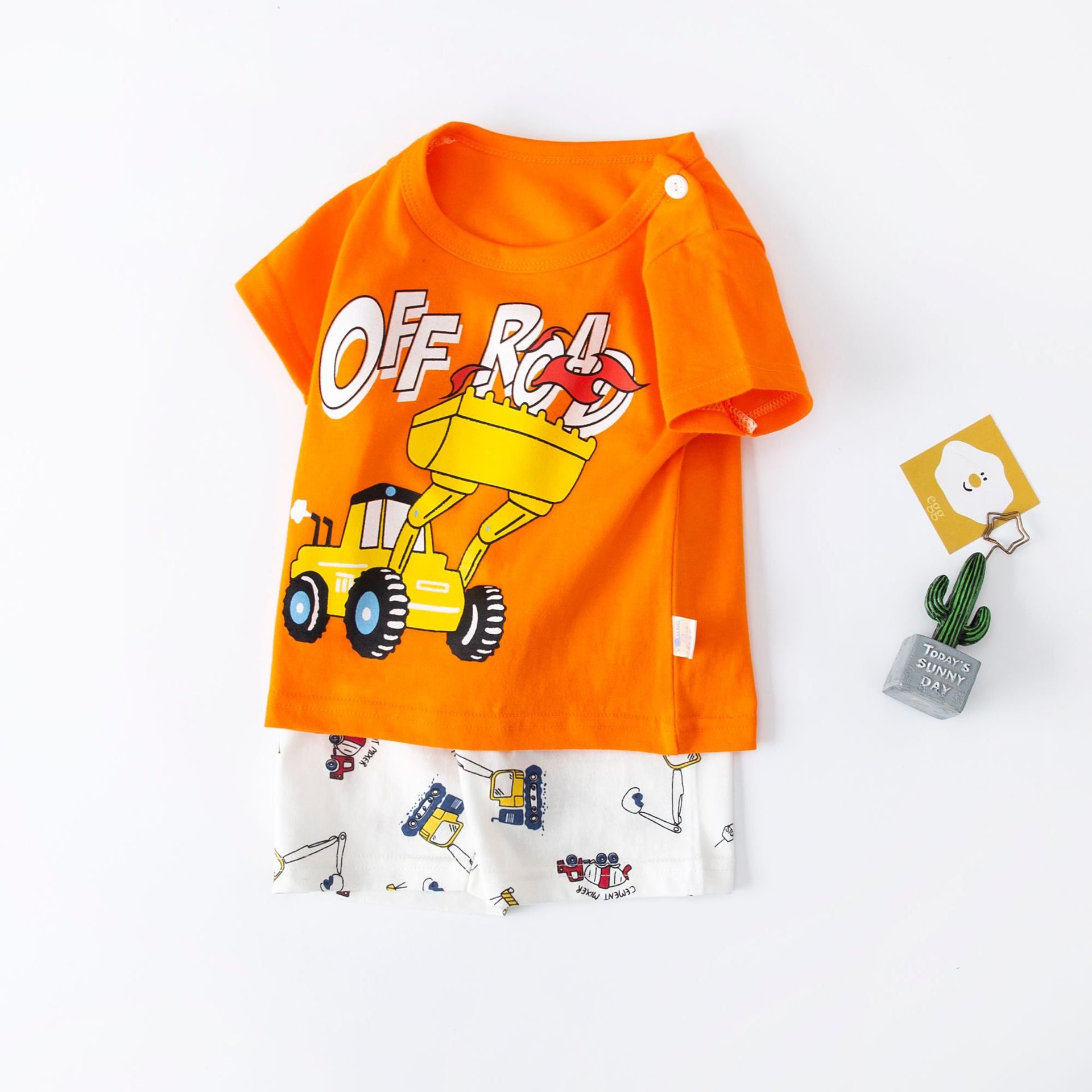 2022 Girls Boy Clothes Clothing sets Kids Wear  2pc  Carton 6M to 6T Summer T-shirts  Shorts set Baby  print Animal Outfit