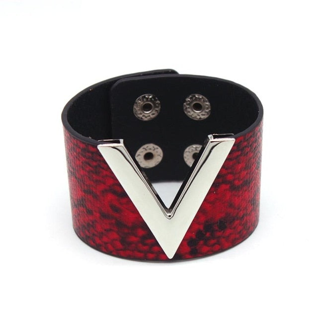 Europe Crack Leather Bracelet For Women