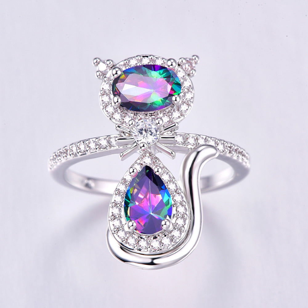 Creative zircon ring jewelry