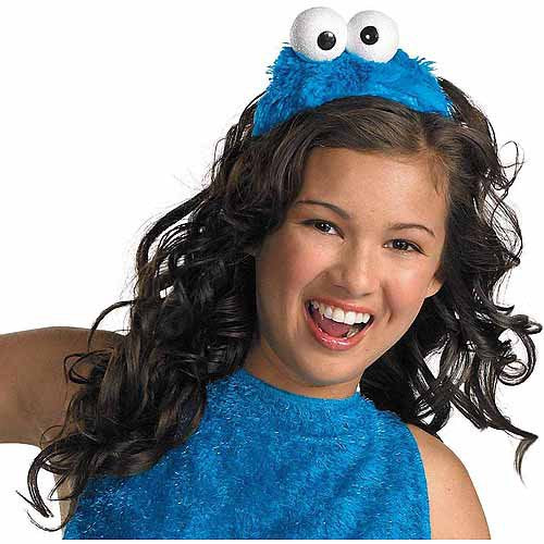 Sesame Street Cookie Monster Headband Adult Costume Accessory