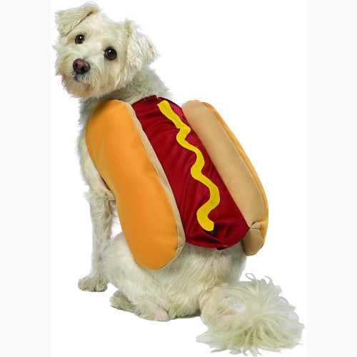 Hot Dog Bun Weiner Pet Dog Costume