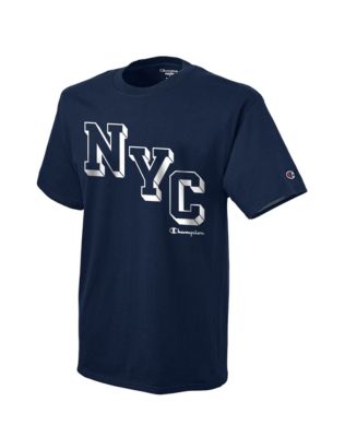 Champion Mens Jersey Tee, NYC Staircase-GT280 Y07034