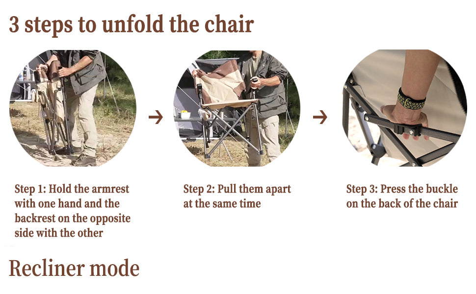 KingCamp DAPHNE C30 Portable Arm Chair