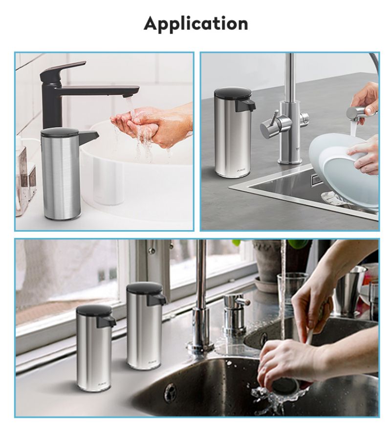AIKE 15 oz. Manual Liquid Soap Dispenser for Kitchen, AK1062 – AIKE Direct  Store