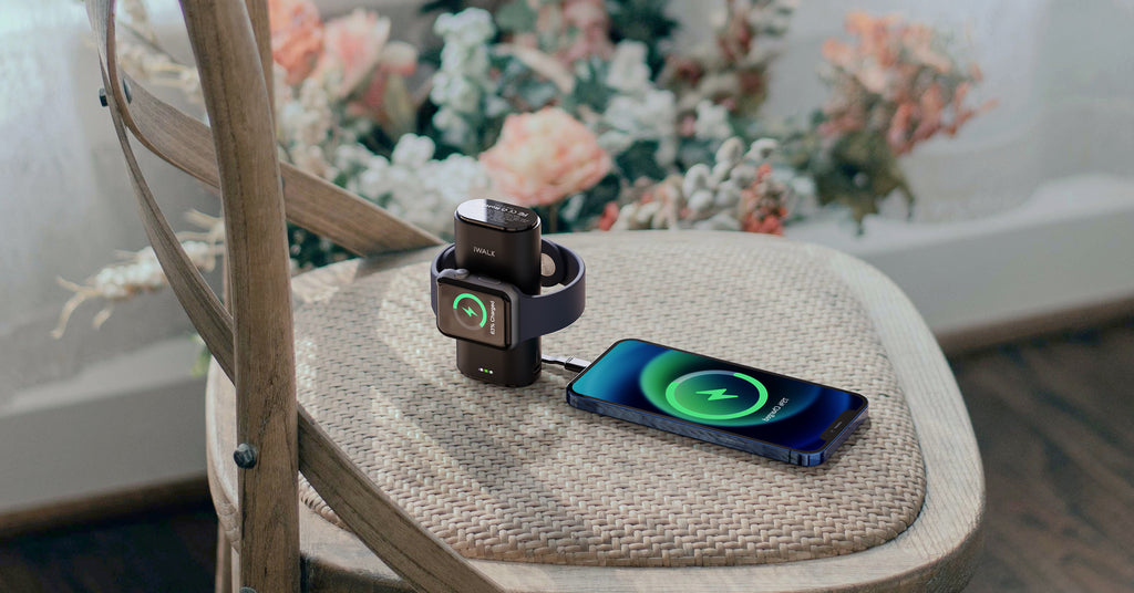 Banco de energía iWALK para Apple Watch y iPhone