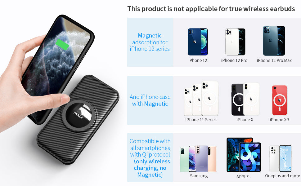 iWALK Wireless Magnetic Portable Charger