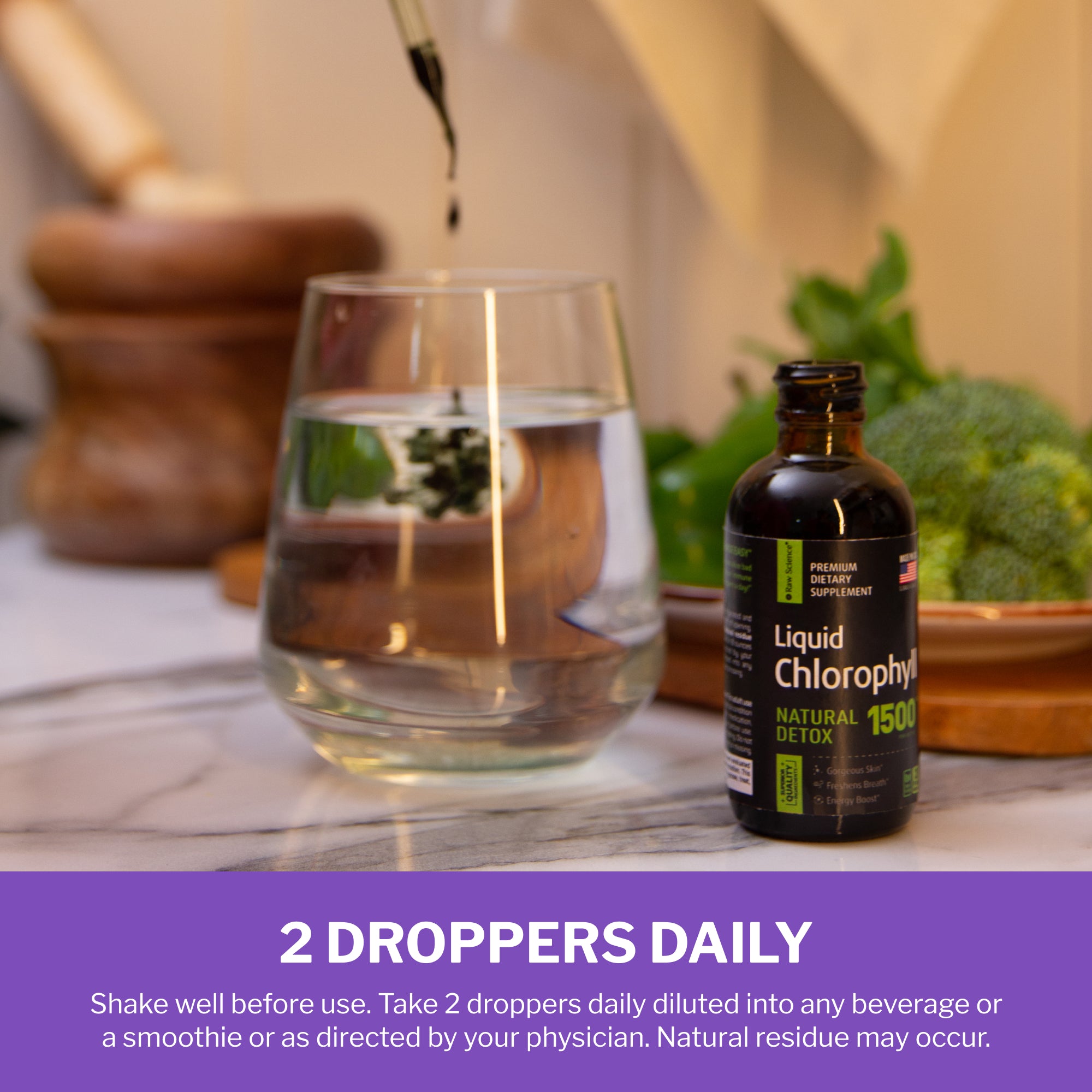 Vegan Liquid Chlorophyll Drops Buy 3 Get 1 Free