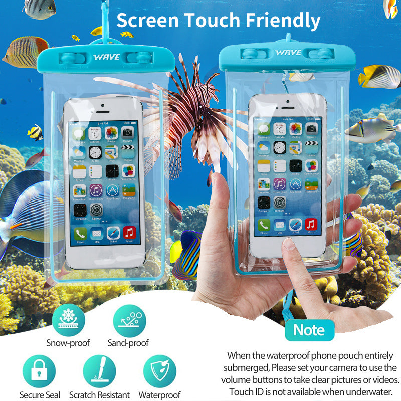 Universal ios android phone waterproof pouch swimming waterproof bag